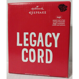Hallmark Keepsake LEGACY CORD Powers Up to 4 Keepsake Magic Ornaments 2009 & B4